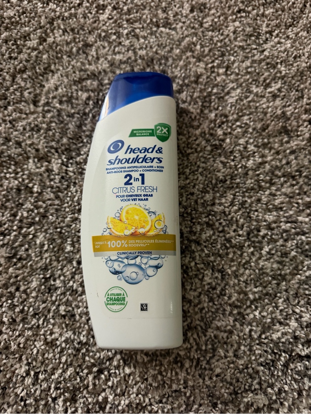 2-in-1 Citrus Fresh Shampoo + Conditioner - Blue/White